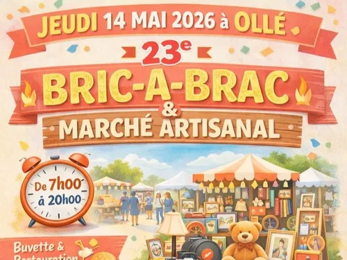 OLLÉ - 23e bric-à-brac et marché artisanal