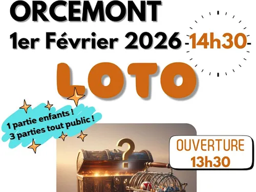 ORCEMONT (78) - Loto du comité des fêtes