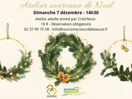 ORGÈRES-EN-BEAUCE - Atelier couronne de Noël