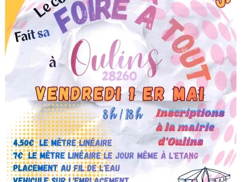 OULINS - Foire à tout du comité des fêtes