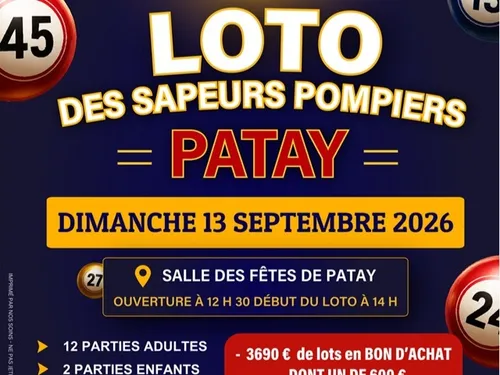 PATAY (45) - Loto des sapeurs-pompiers