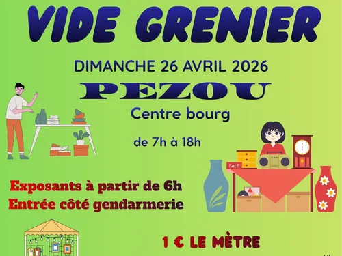 PEZOU (41) - Brocante du comité des fêtes