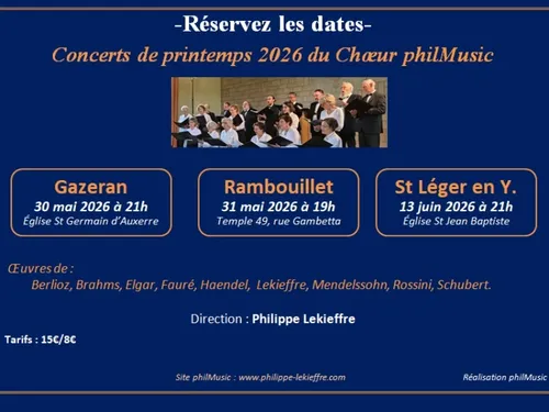 RAMBOUILLET (78) - Concert du Chœur PhilMusic