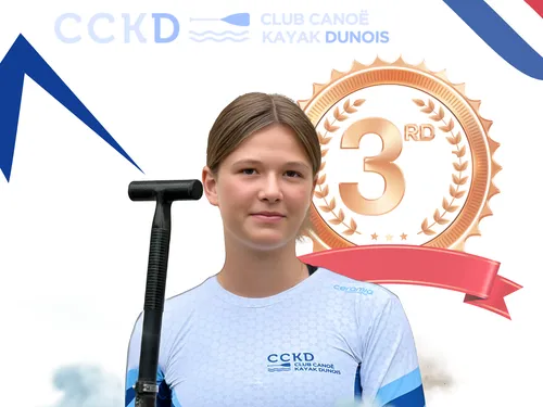 Le bronze pour une jeune du Club Canoë Kayak Dunois