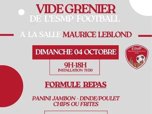 PIERRES - Vide-greniers de l'ESMP Football