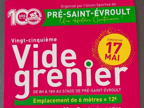 PRÉ-SAINT-ÉVROULT - 25e Vide-greniers de l'USP