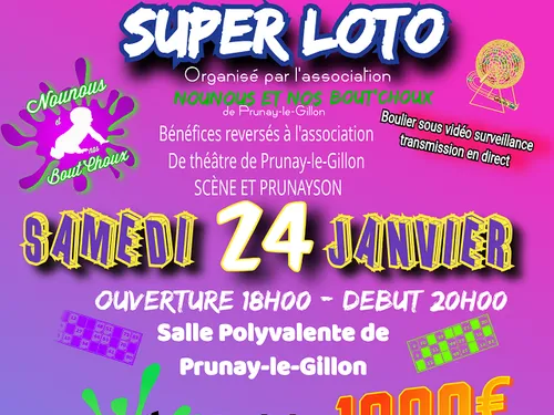 PRUNAY-LE-GILLON - Loto de l'association Nounous et nos Bout'Choux