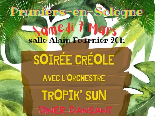 PRUNIERS-EN-SOLOGNE (41) - Soirée Antillaise du Comité d'Animation...