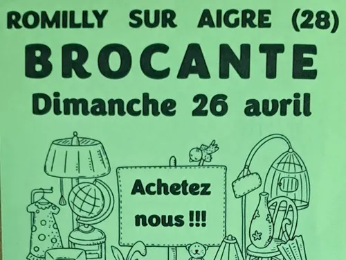ROMILLY-SUR-AIGRE - Brocante de Romilly en fête