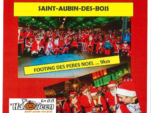 SAINT-AUBIN-DES-BOIS - Footing des Père Noël