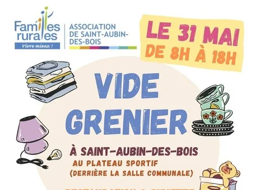 SAINT-AUBIN-DES-BOIS - Vide-greniers des Familles Rurales
