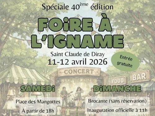 SAINT-CLAUDE-DE-DIRAY (41) - 40ème foire à l'ignames