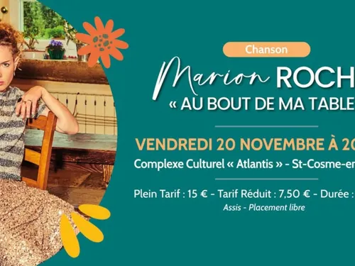 SAINT-COSME-EN-VAIRAIS (72) - Concert : Marion Roch « Au bout de ma...
