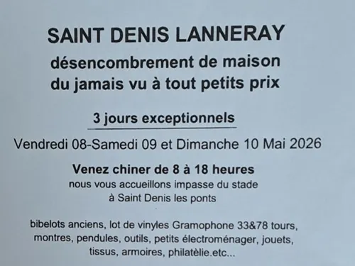 SAINT-DENIS-LES-PONTS - Vide maison