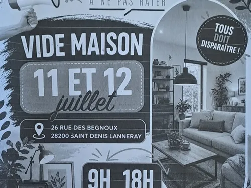 SAINT-DENIS-LES-PONTS - Vide maison