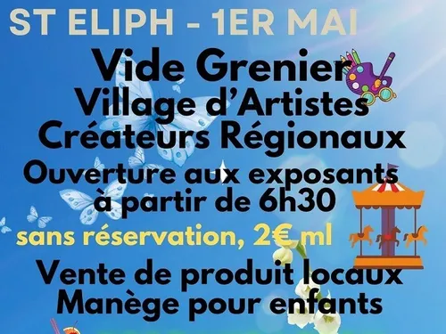 SAINT-ÉLIPH - Vide-greniers, village d'artistes