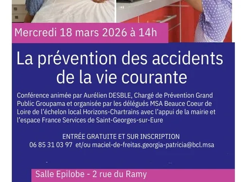 SAINT-GEORGES-SUR-EURE - Conférence : La prévention des accidents...