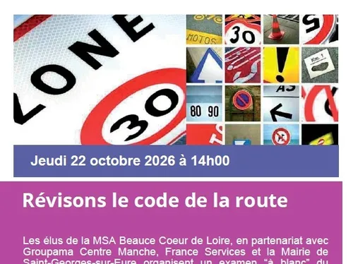 SAINT-GEORGES-SUR-EURE - Révisons le code de la route