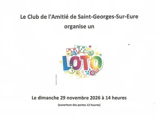 SAINT-GEORGES-SUR-EURE - Loto du club de l'amitié