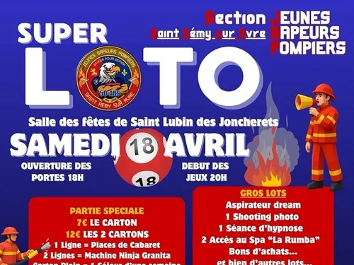 SAINT-LUBIN-DES-JONCHERETS - Loto des Jeunes Sapeurs-pompiers de...