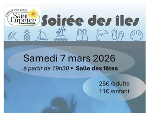 SAINT-LUPERCE - Soirée des îles du comité des fêtes