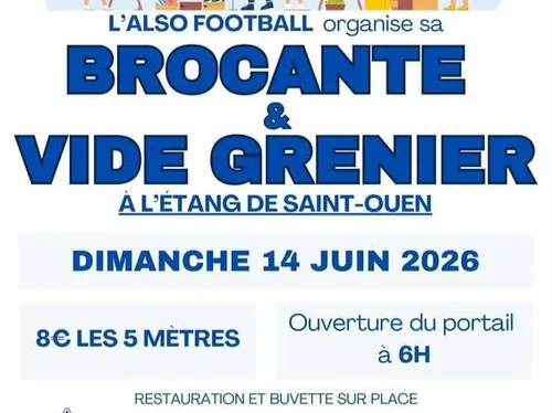 SAINT-OUEN (41) - Brocante et Vide-greniers de l'ALSO Football