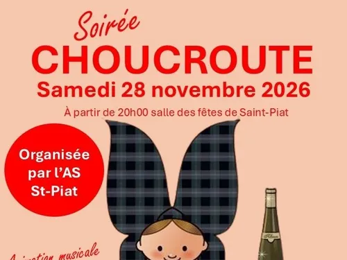 SAINT-PIAT - Soirée choucroute de l'AS Saint-Piat