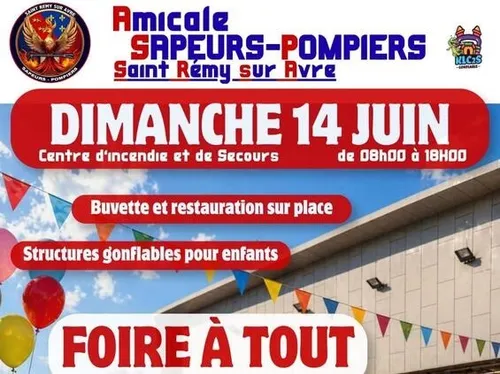 SAINT-RÉMY-SUR-AVRE - Foire à tout des sapeurs-pompiers