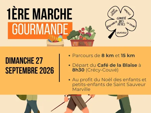 CRÉCY-COUVÉ - Marche gourmande du comité des fêtes de...