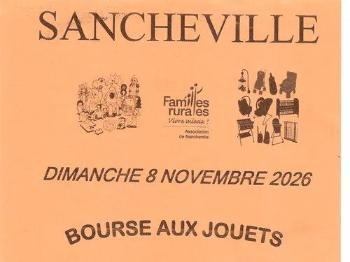 SANCHEVILLE - Bourse aux jouets des Familles Rurales