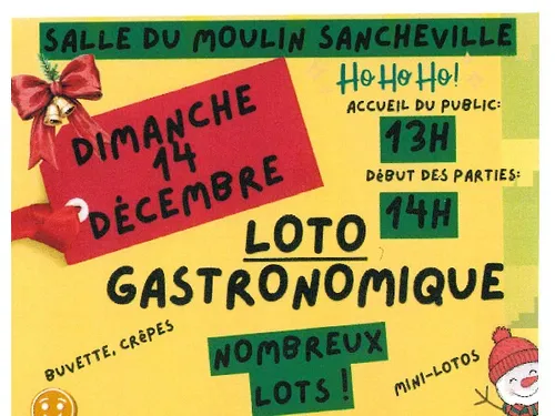 SANCHEVILLE - Loto gastronomique du comité des fêtes
