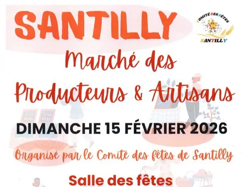 SANTILLY - Marché des producteurs et artisans