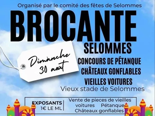 SELOMMES (41) - Brocante du comité des fêtes