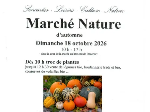 SENANTES - Marché nature d'automne