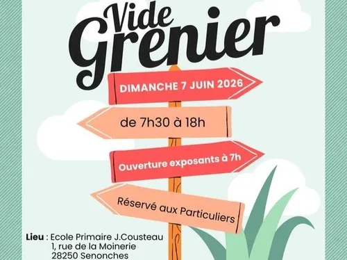 SENONCHES – Vide-greniers de l'APE J. Cousteau
