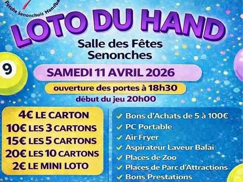 SENONCHES - Loto du hand