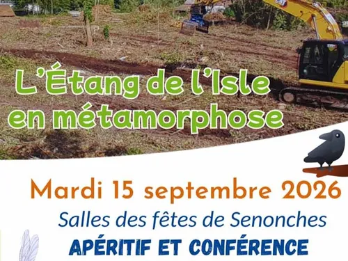 SENONCHES - Conférence : l'étang de l'Isle en métamorphose