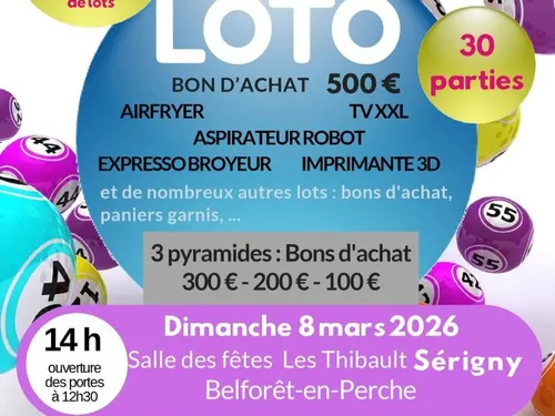 SÉRIGNY (61) - Loto du comité des fêtes