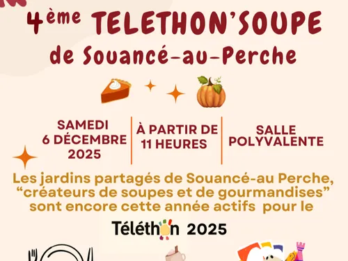 SOUANCÉ-AU-PERCHE - 4e Téléthon'Soupe