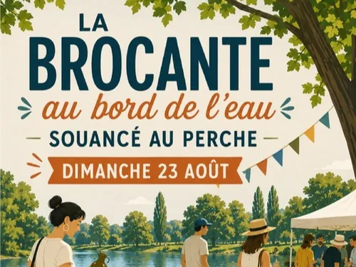 SOUANCÉ-AU-PERCHE - Brocante au bord de l'eau