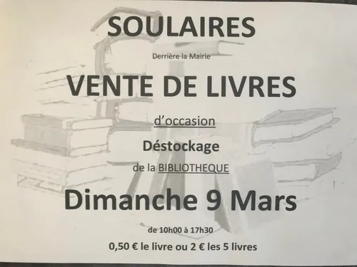 SOULAIRES – Déstockage de livres