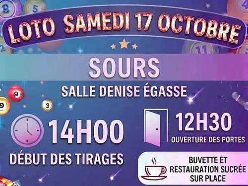SOURS - Loto de l'association de la Saint Jean