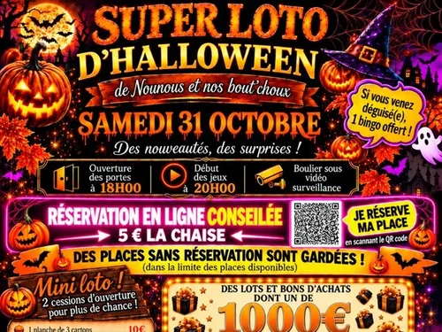 SOURS - Loto d'Halloween de Nounous et nos bout'choux