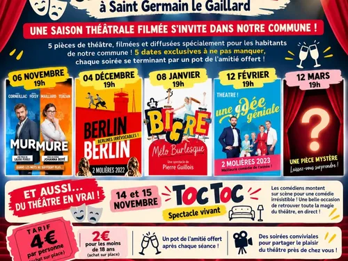 SAINT-GERMAIN-LE-GAILLARD - Théâtre filmé : Une idée géniale