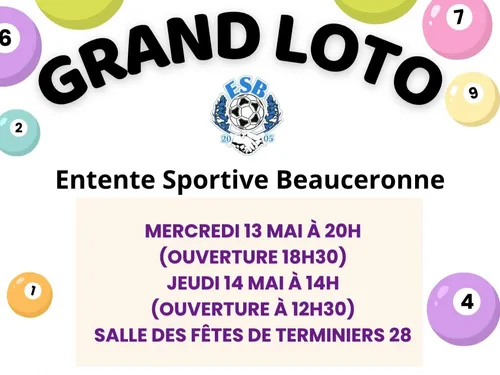TERMINIERS - Grand loto de l'Entente Sportive Beauceronne
