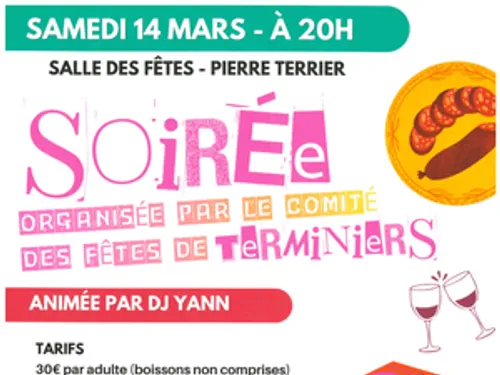 TERMINIERS - Soirée du comité des fêtes