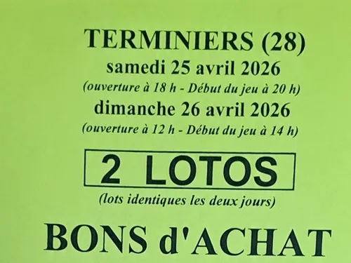 TERMINIERS - Loto des Agents Territoriaux du Canton d'Orgères