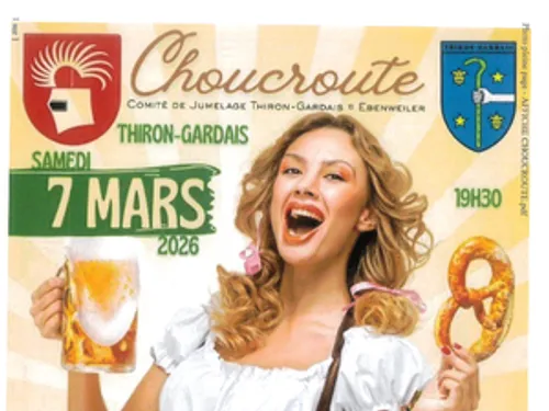 THIRON-GARDAIS - Choucroute du comité de jumelage