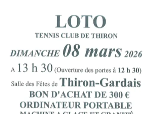 THIRON-GARDAIS - Loto du Tennis Club