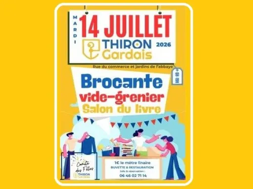 THIRON-GARDAIS – Brocante et salon du livre